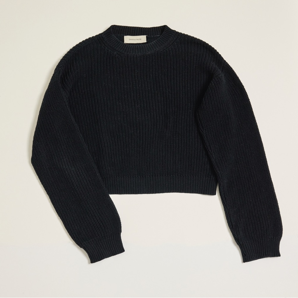 Shaina Mote Cotton Cropped Sweater